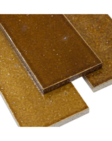 Dento Brick Amber Japanese Gloss Porcelain Tile 91x242mm
