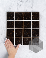 Hatsu Square Espresso Burgundy Hand Glazed Japanese Mosaic Tile
