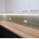 Hatsuborder Aqua Hand Glazed Japanese Mosaic Tile