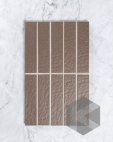Sabi Coffee Matt Glazed Porcelain Mosaic 45x195mm