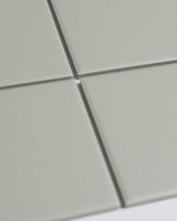 Bridges Mint Green Unglazed Full Body Porcelain Square Mosaic Tile 97x97mm  Video