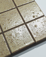 Hatsu Square Wheat Hand Glazed Japanese Mosaic Tile