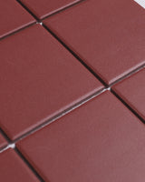 Bridges Dark Terracotta Unglazed Full Body Porcelain Square Mosaic Tile 97 x 97mm